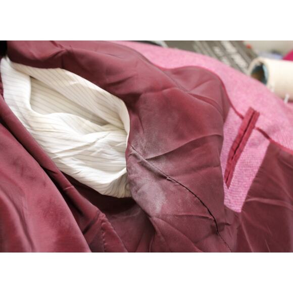 J Crew Womens Pink Regent Blazer in Donegal Wool Blend Tweed Size 14 Jacket - Picture 8 of 8